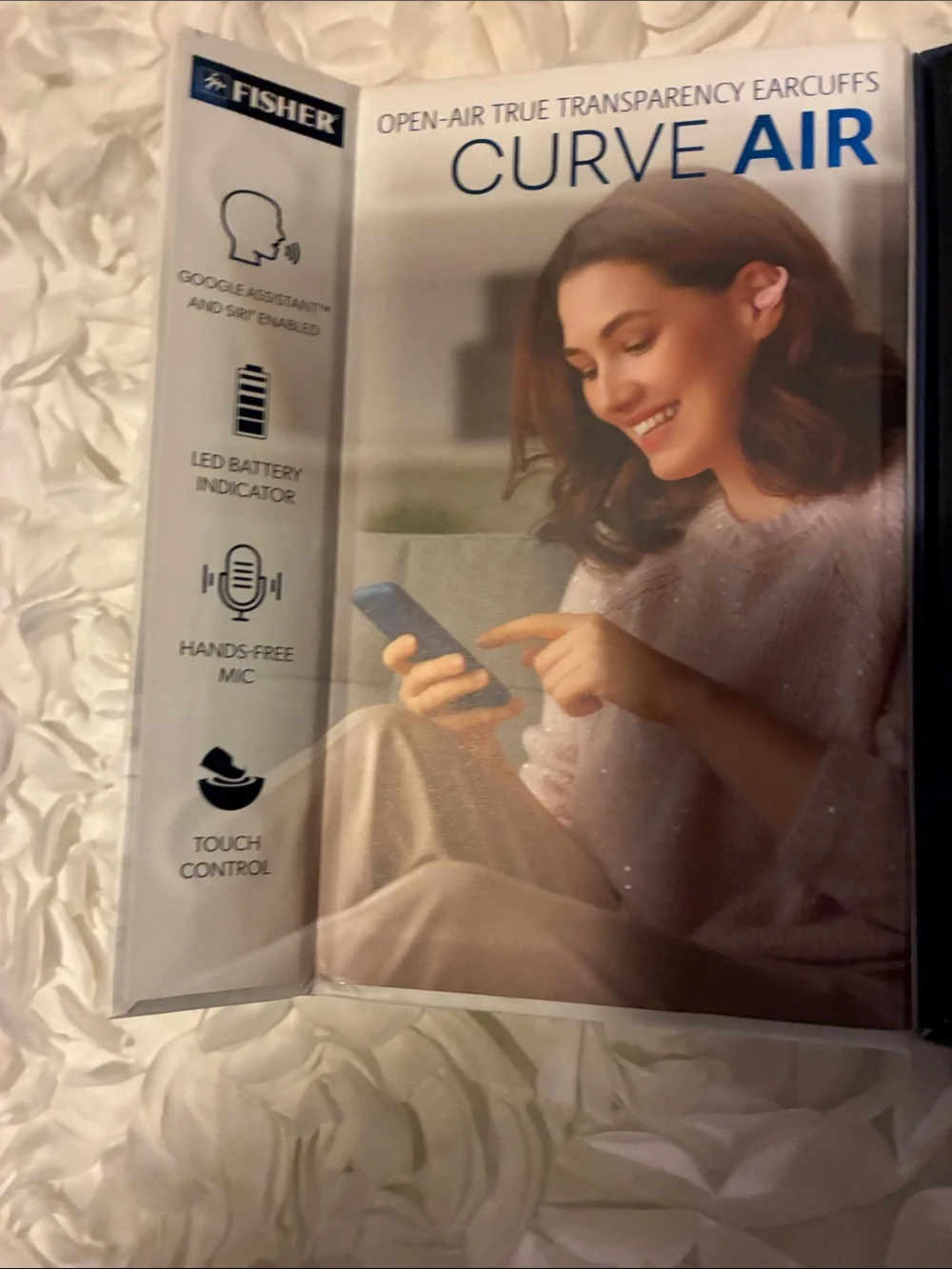 Curve Air Bluetooth Open-Air Earbuds - Rose Gold